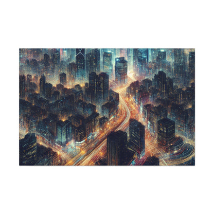 "Midnight Metropolitan Majesty" - Canvas