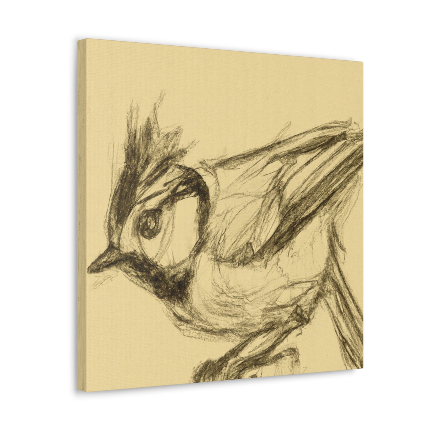 "Tufted Titmouse Splendor" - Canvas