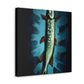 Pike Fish Reflection Piece - Canvas