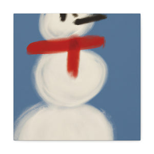 Snowman in Simplicity - Canvas