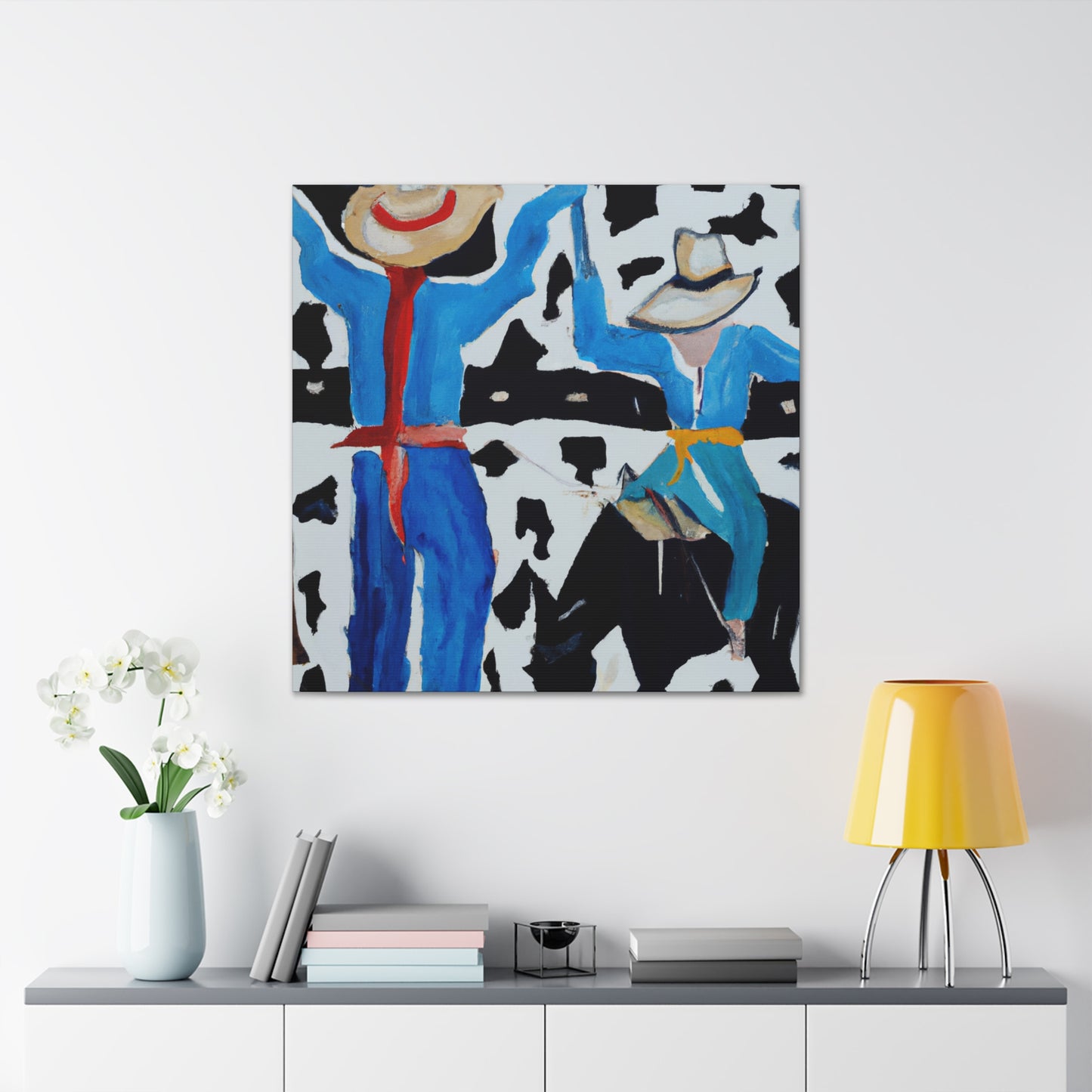 "Stirrups in Abstraction" - Canvas