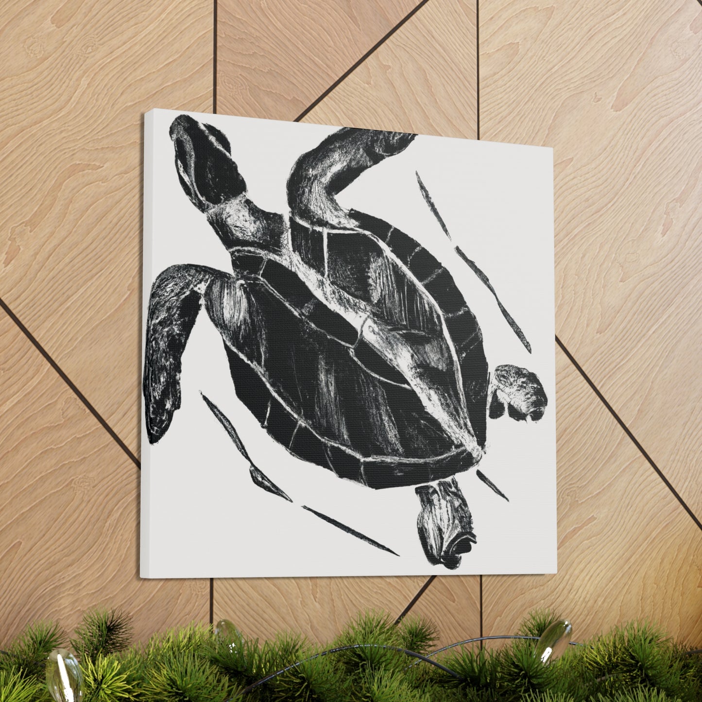 "Sea Turtle's Solitude" - Canvas