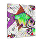 "Rainbow Fish Dreamscape" - Canvas