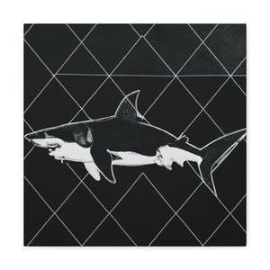 "Justice of the Sharks" - Canvas