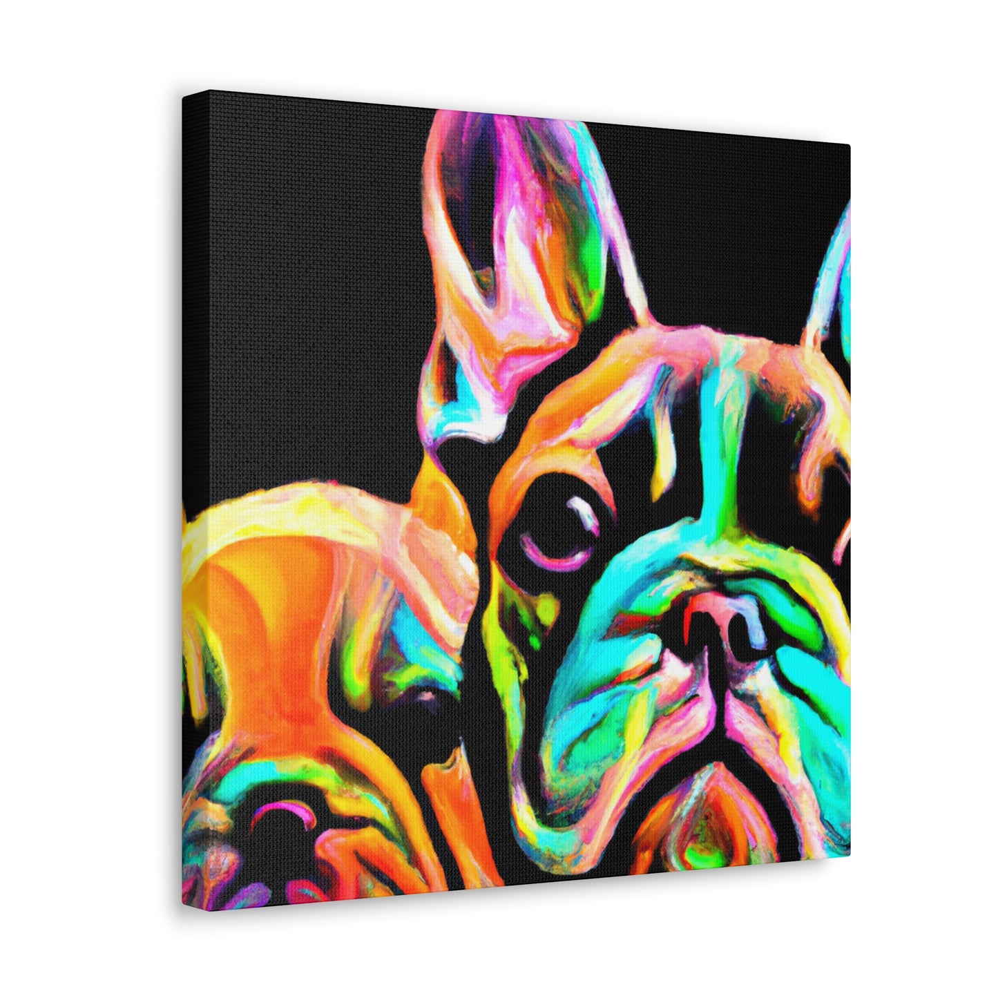 "French Bulldog Delightful!" - Canvas