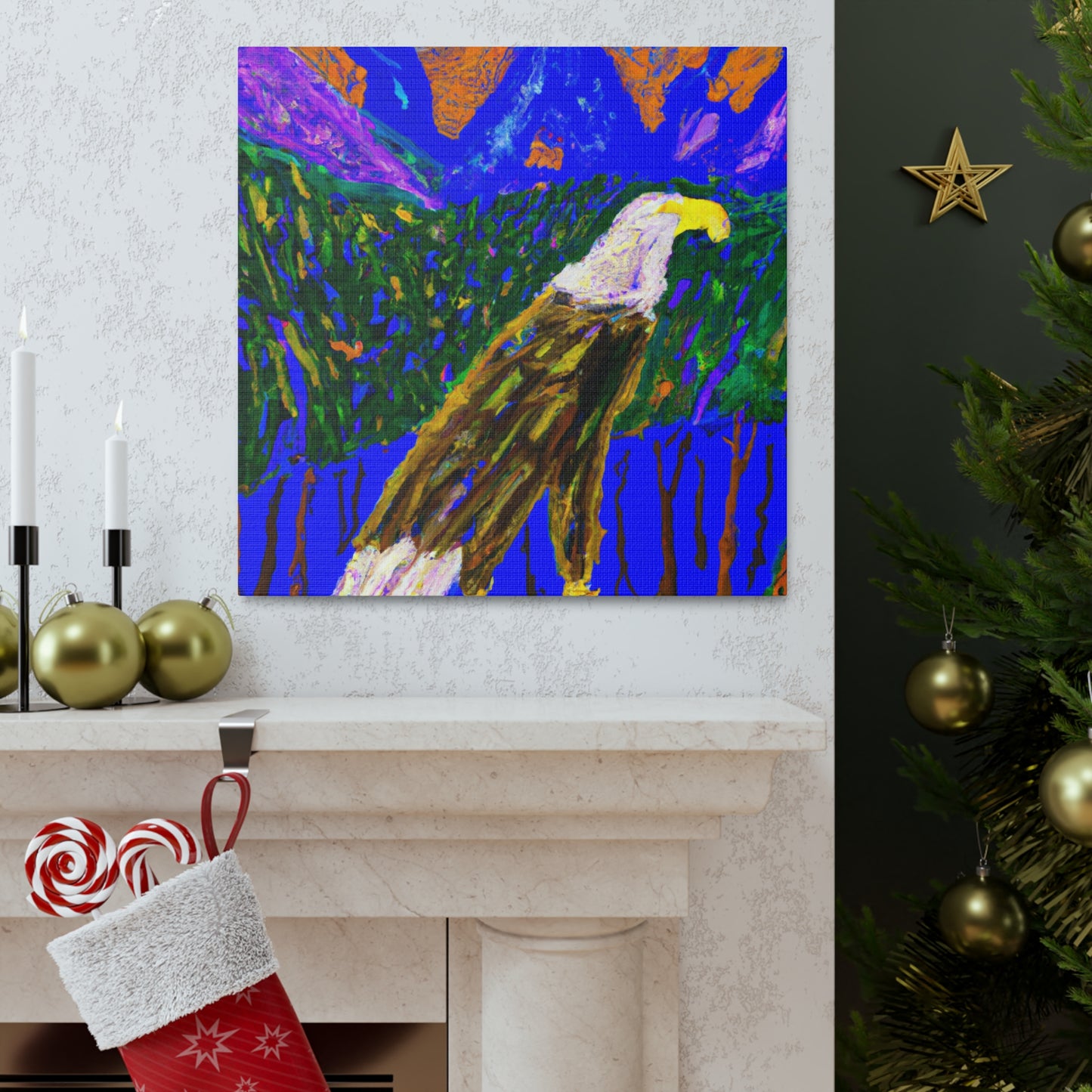 "The Noble Bald Eagle" - Canvas