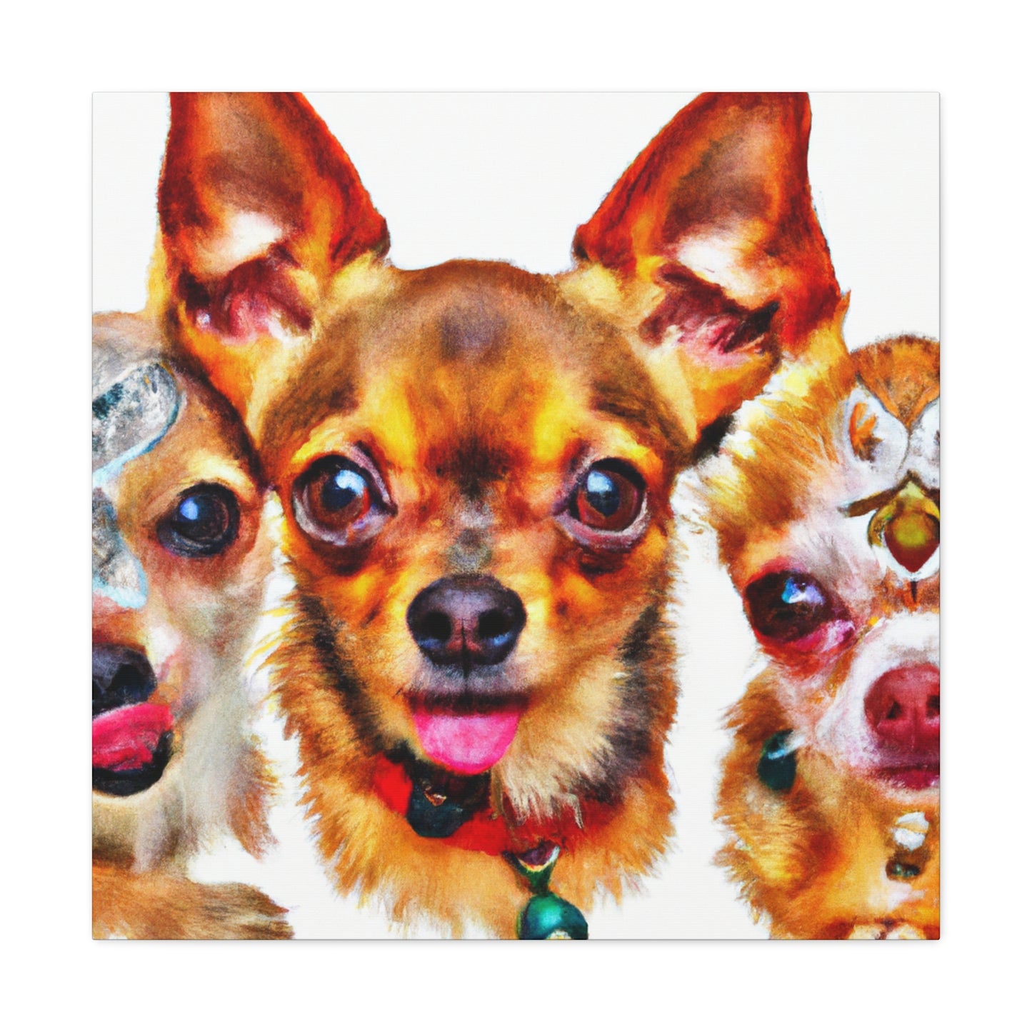 "Proud Chihuahua Pup" - Canvas