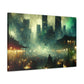 Misty Tavern Twilight - Canvas