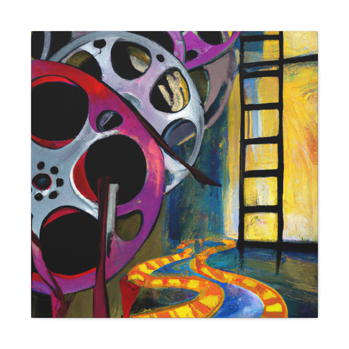 "Movie Reels Fantasia" - Canvas