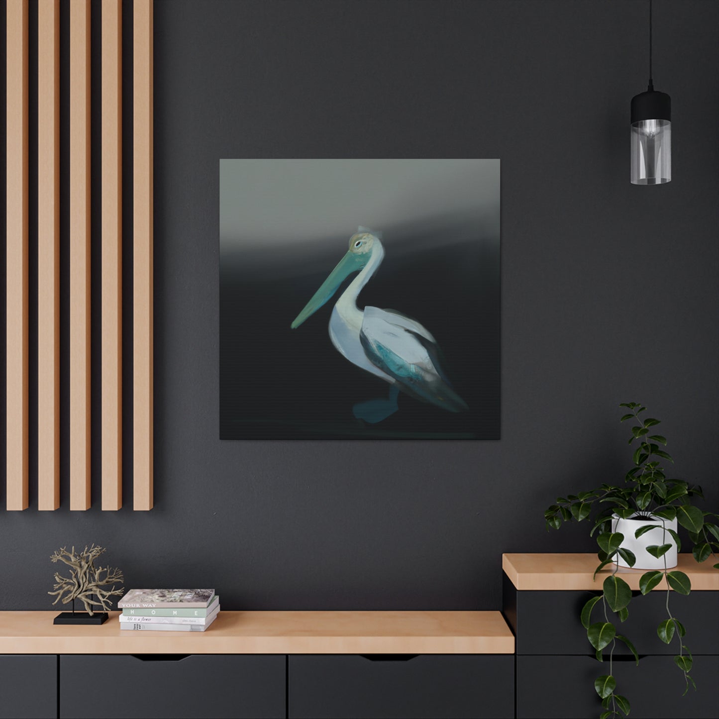 Pelican in Expressionism - Canvas