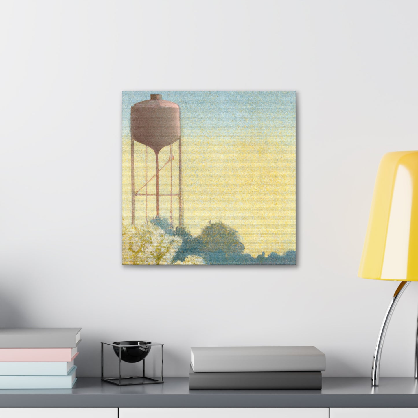 "Aquatic Tower Splendor" - Canvas