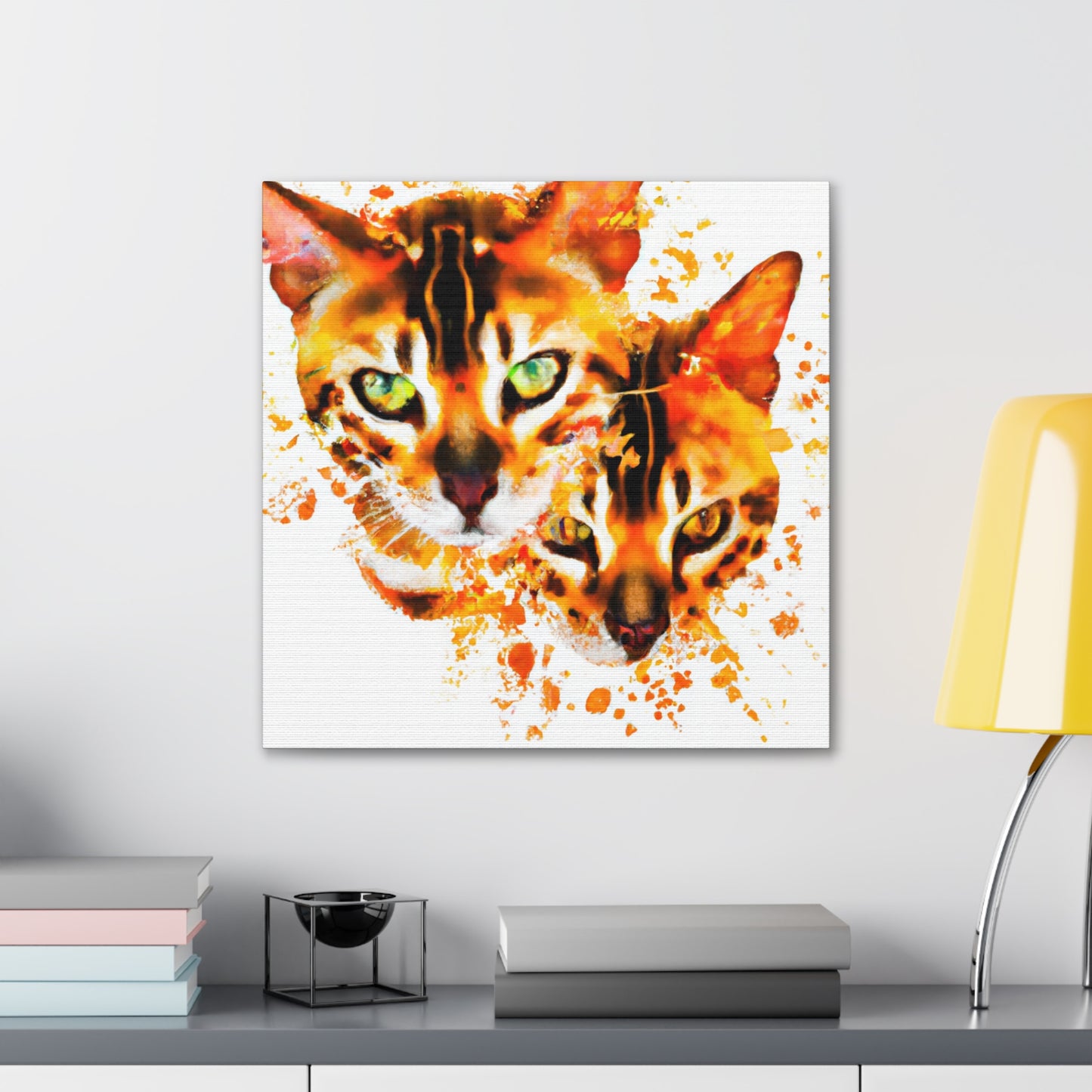 Bengal's Wild Majesty - Canvas