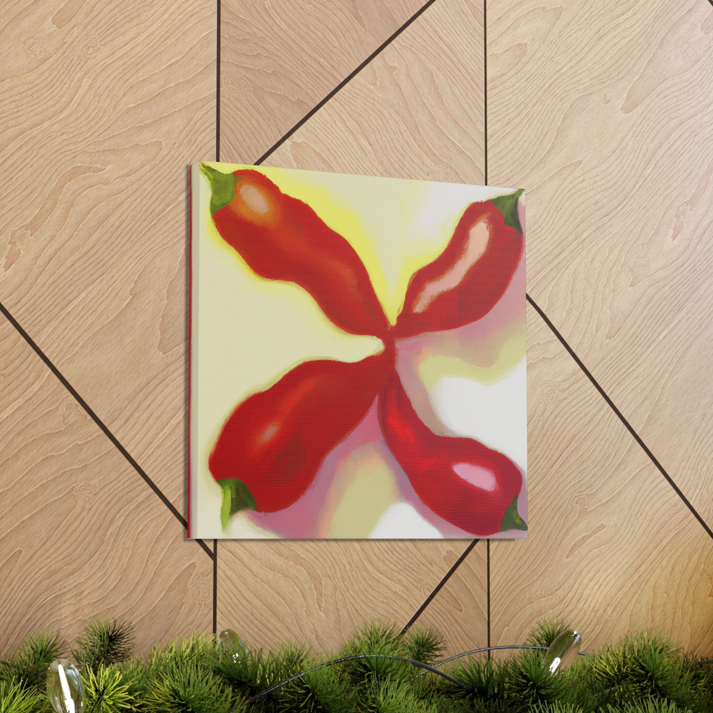 "Peppers - Minimalism". - Canvas