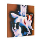 Border Collie Reflection - Canvas