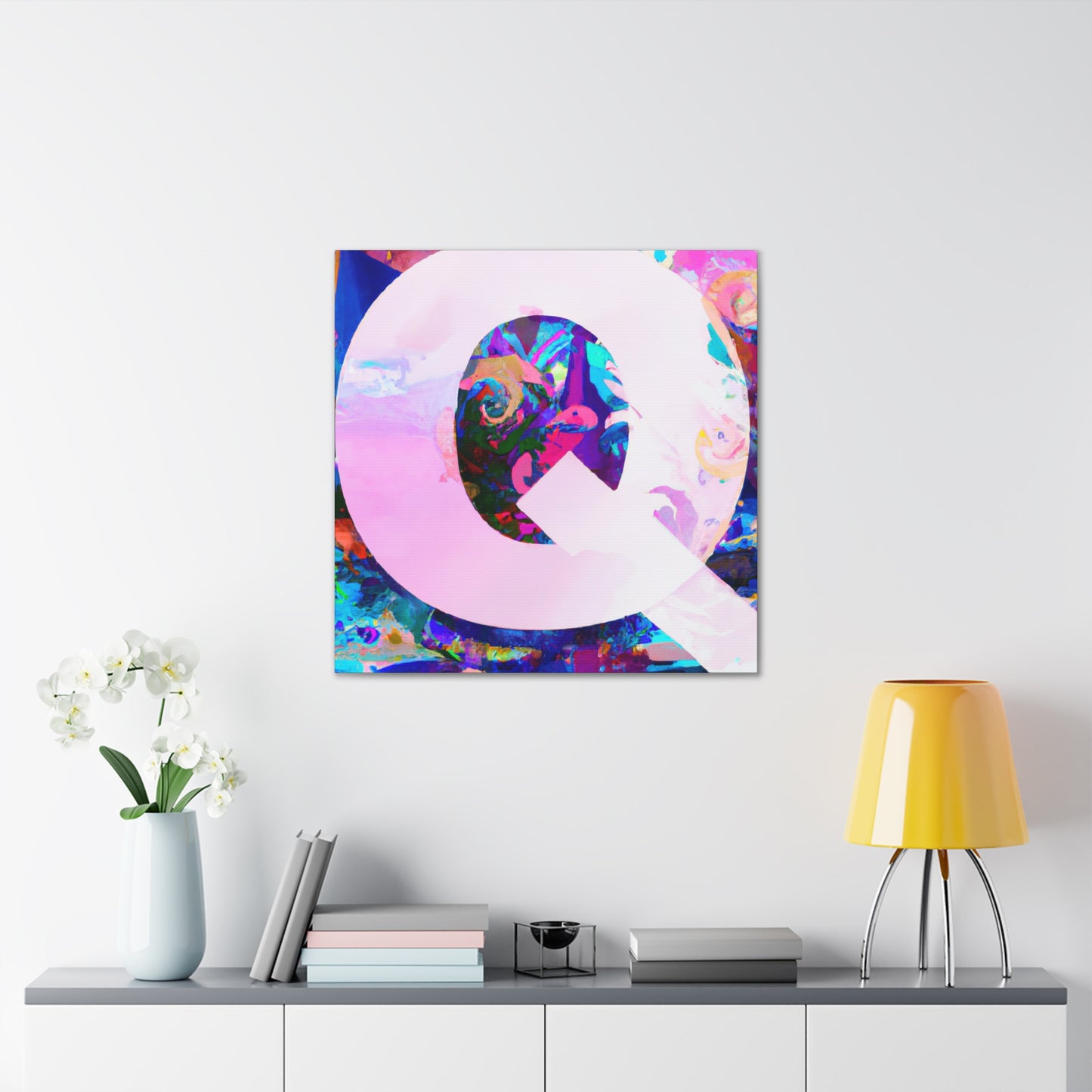 Q's Urban Oasis - Canvas