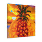 "Pineapple Paradise Scene" - Canvas