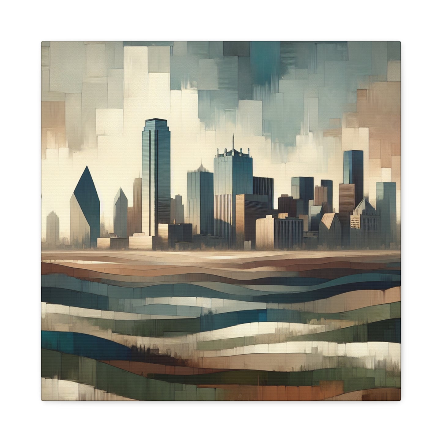 "Vivid Visions of Dallas" - Canvas