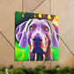 Weimaraner Wonderland - Canvas