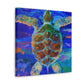 Turtles in Watercolor - Canvas