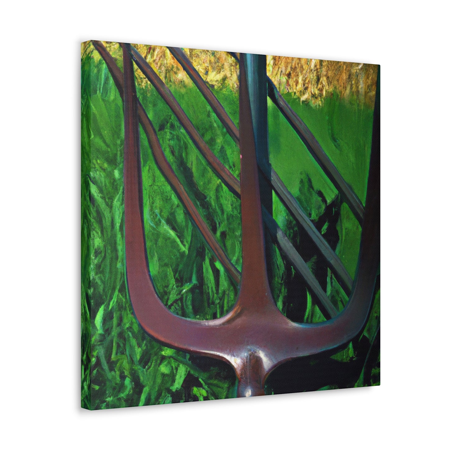 Pitchfork in Hyperrealism - Canvas