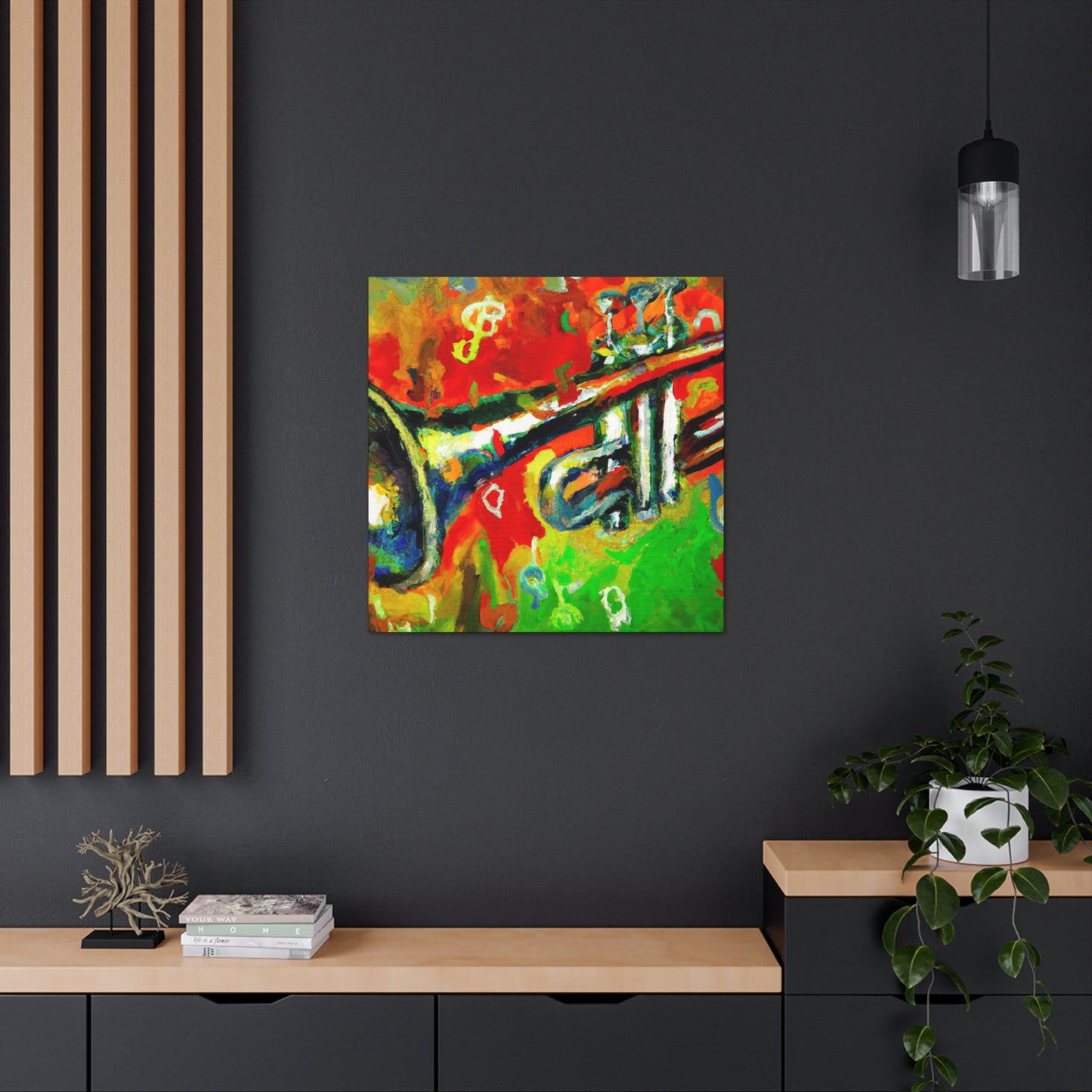 Trumpeted Radiance Bliss - Canvas