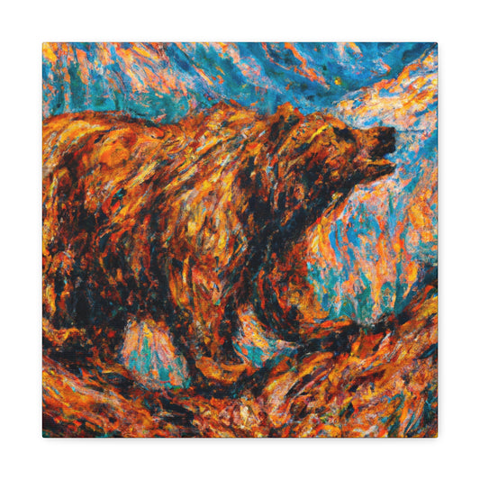 "Brown Bear Impressions" - Canvas