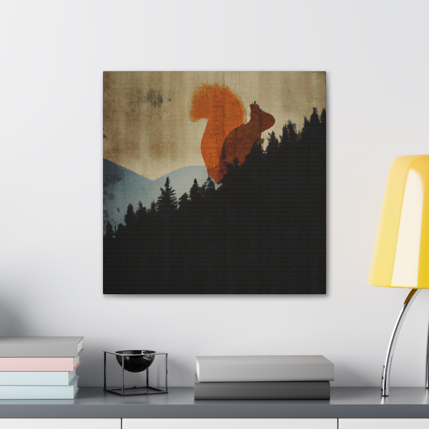 Squirrel Minimalism Dream - Canvas