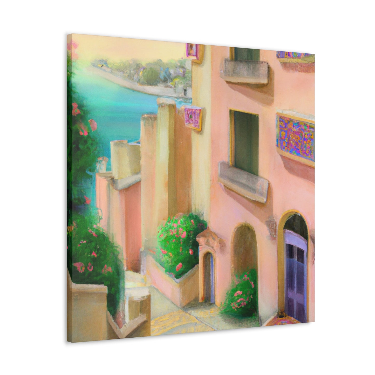 "Summertime Mediterranean Dream" - Canvas