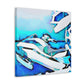 "Jet Skiing Retreats" - Canvas