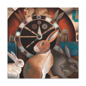 "Rabbit in Art Deco" - Canvas