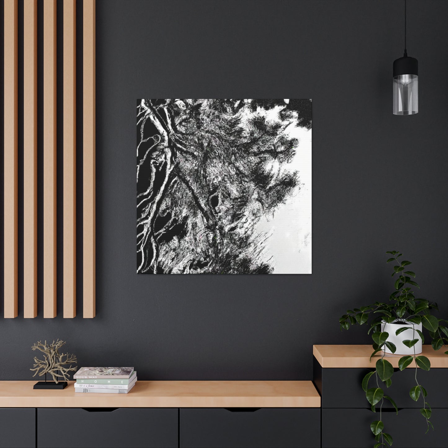 Pine Tree Reflection - Canvas