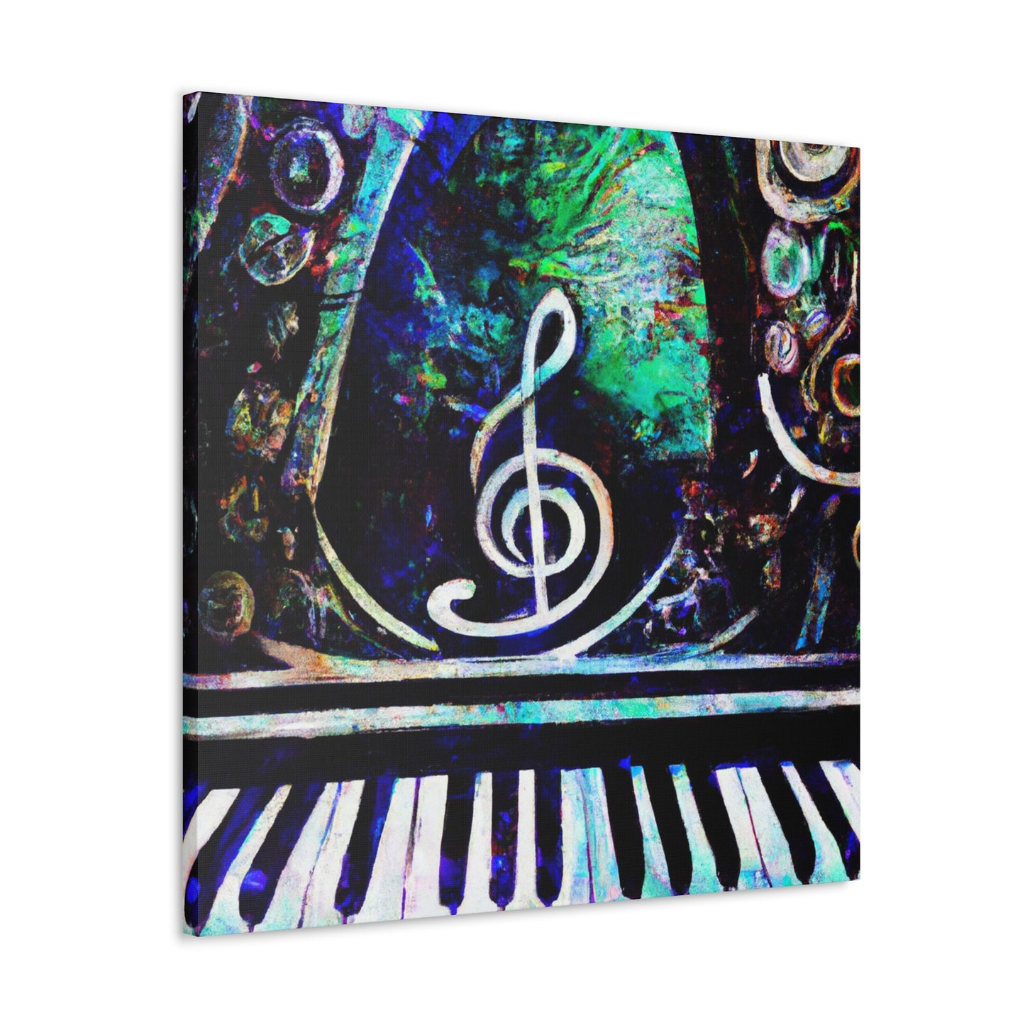 "Pianos Play Music" - Canvas