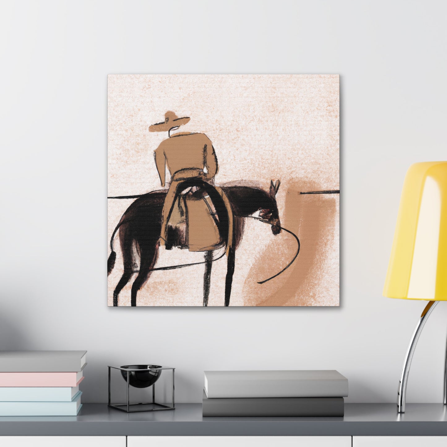 "Saddle in the Streets" - Canvas