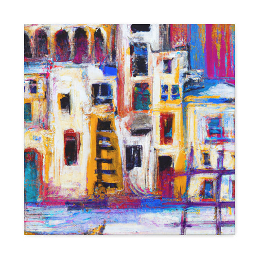 "Mediterranean Abstraction Views" - Canvas