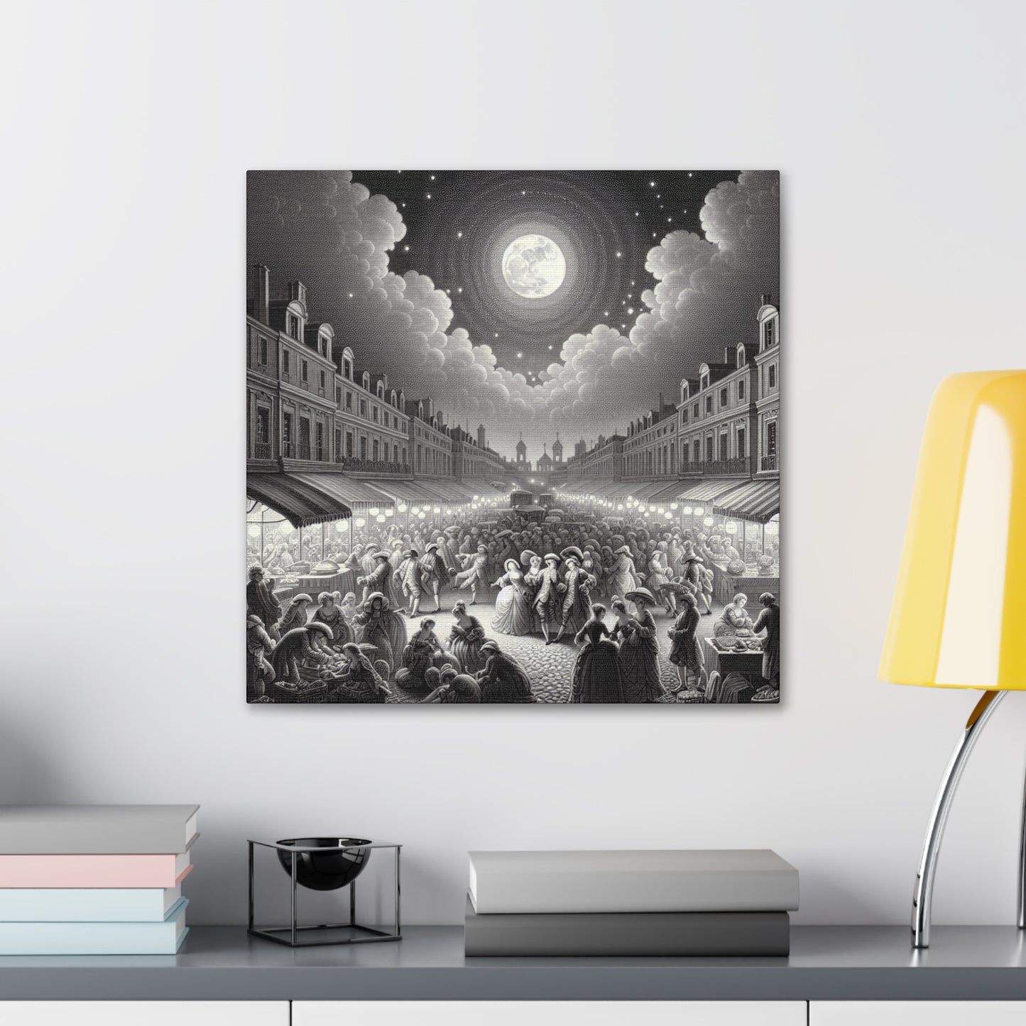 Midnight Masquerade Lights - Canvas