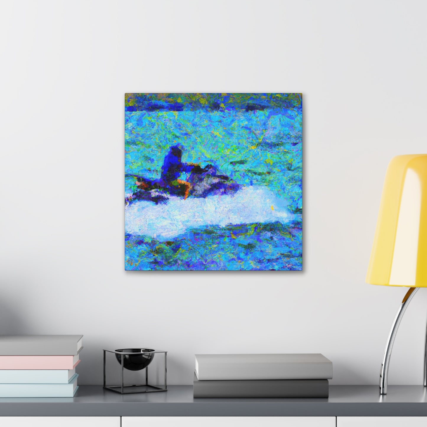 "Jet Skiing Impressionism" - Canvas