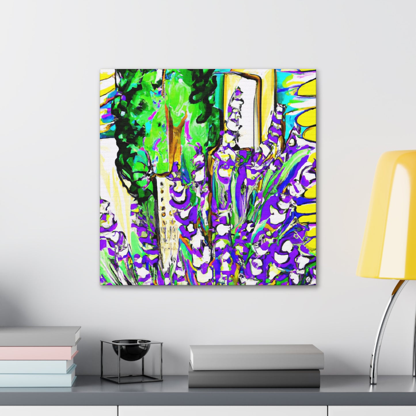 Lavender in Moonlight - Canvas