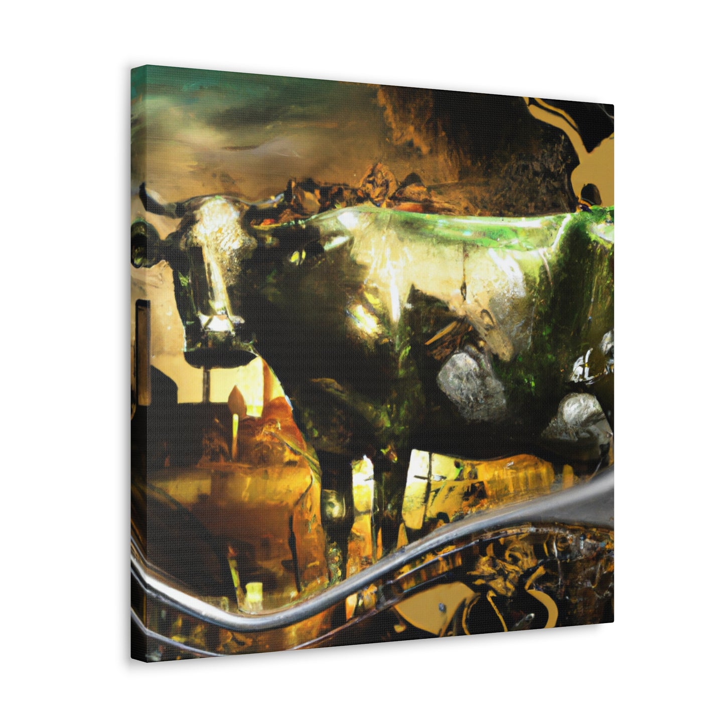 Milking the Dream Cow - Canvas