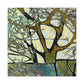 "Elm at Dusk Painting" - Canvas