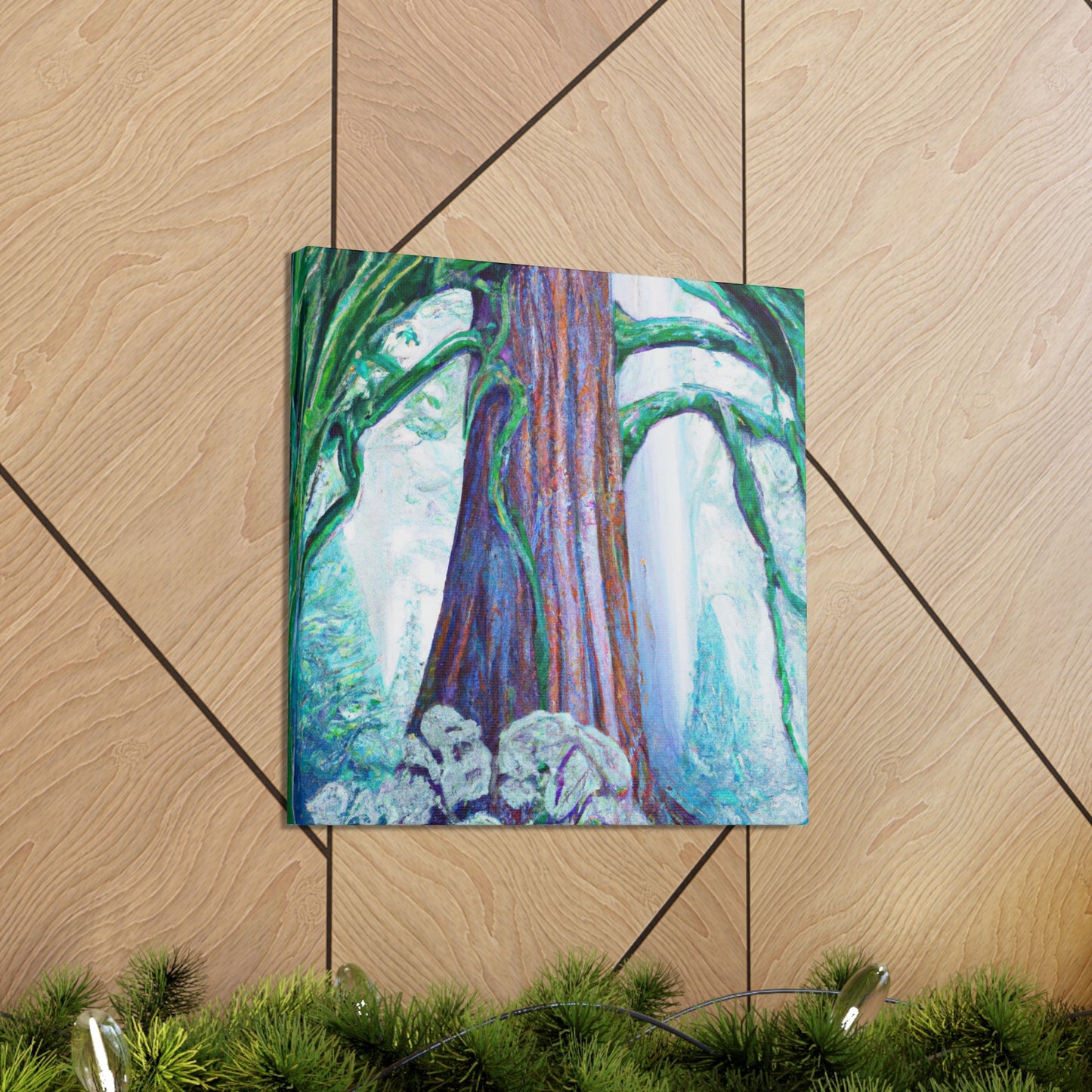 "Majestic Sequoia Trees" - Canvas