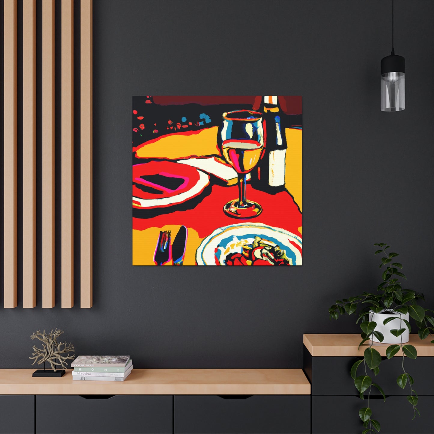 "Dining In Splendor." - Canvas