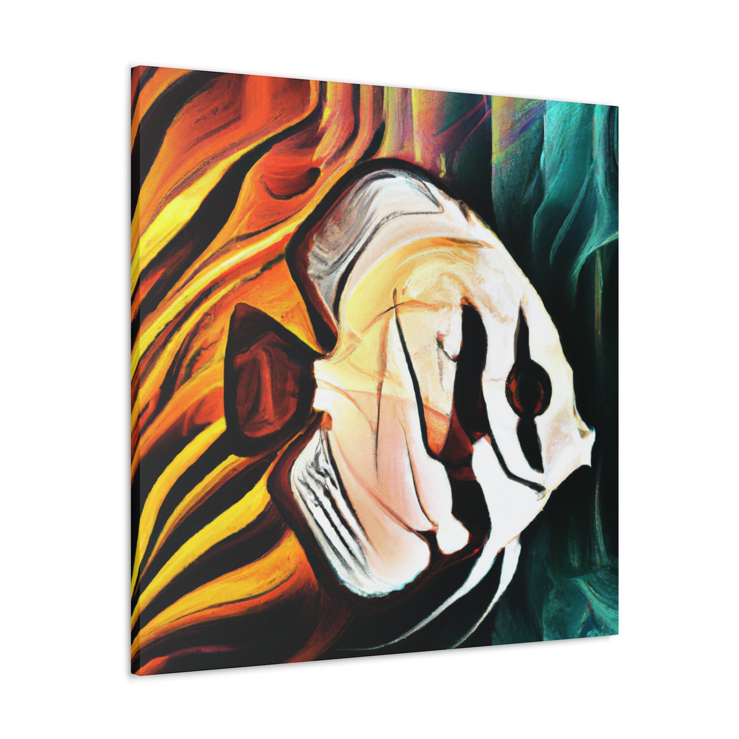 Sculptured Discus Beauty - Canvas