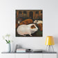 "Guinea Pig Renaissance Painting" - Canvas