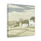 "Farmhouse in the Fields" - Canvas