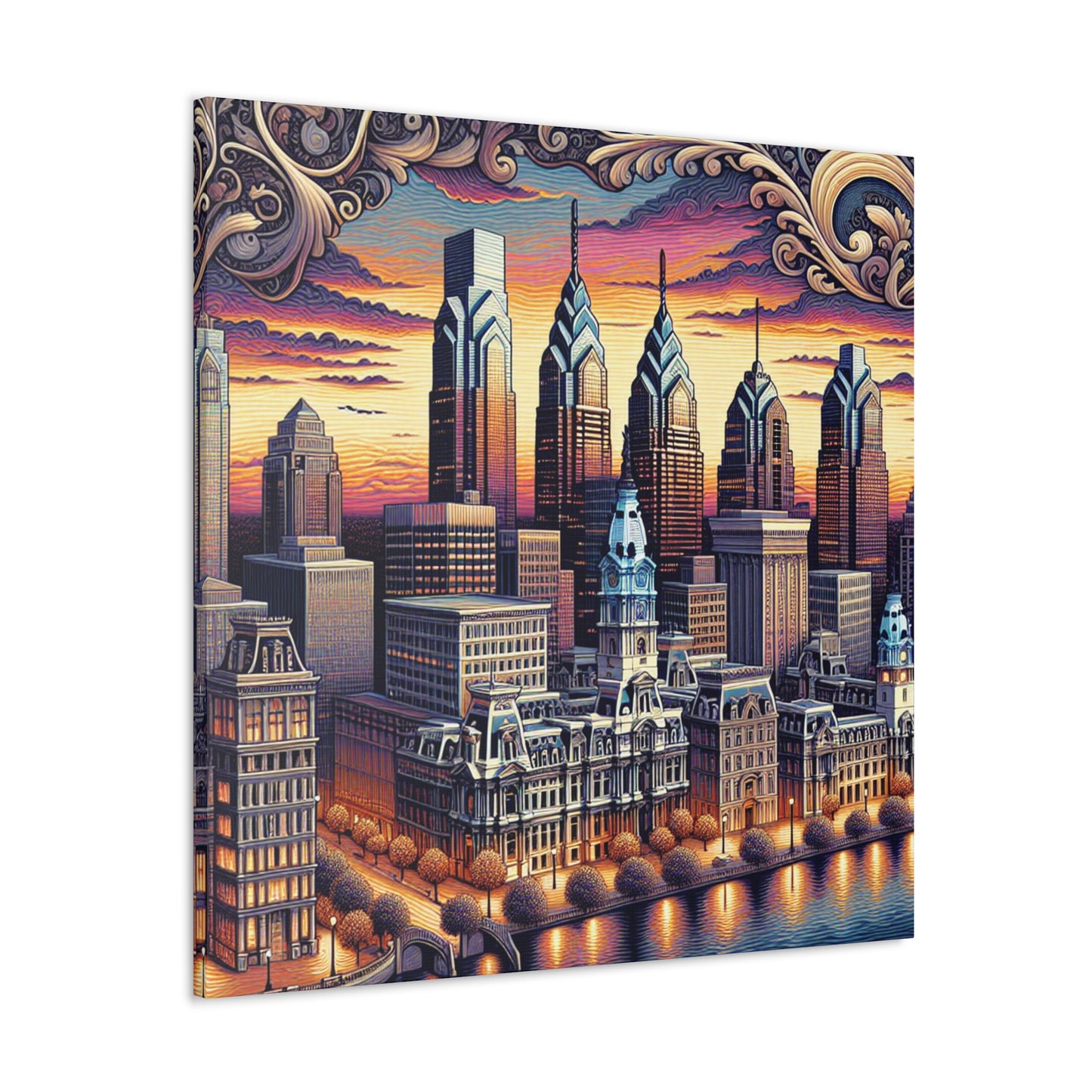 "Philly Dreamscape Unveiled" - Canvas