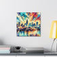 "Cityscape of Raleigh" - Canvas