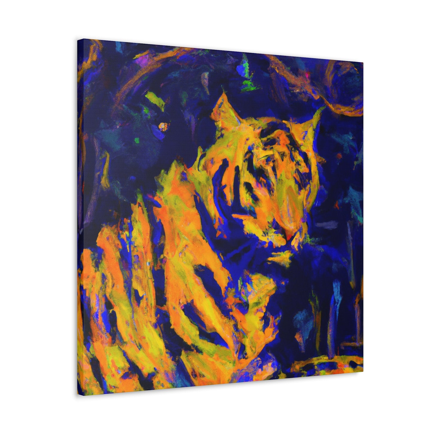 Tiger's Abstract Roar - Canvas