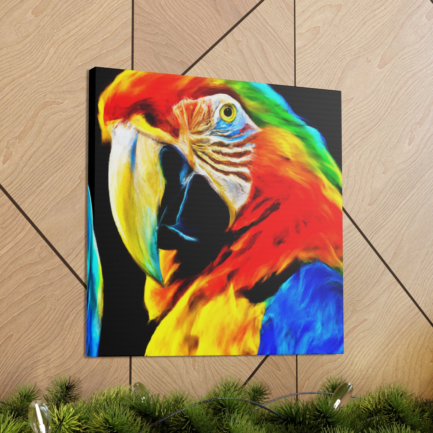 "Sky of Tropical Birds" - Canvas