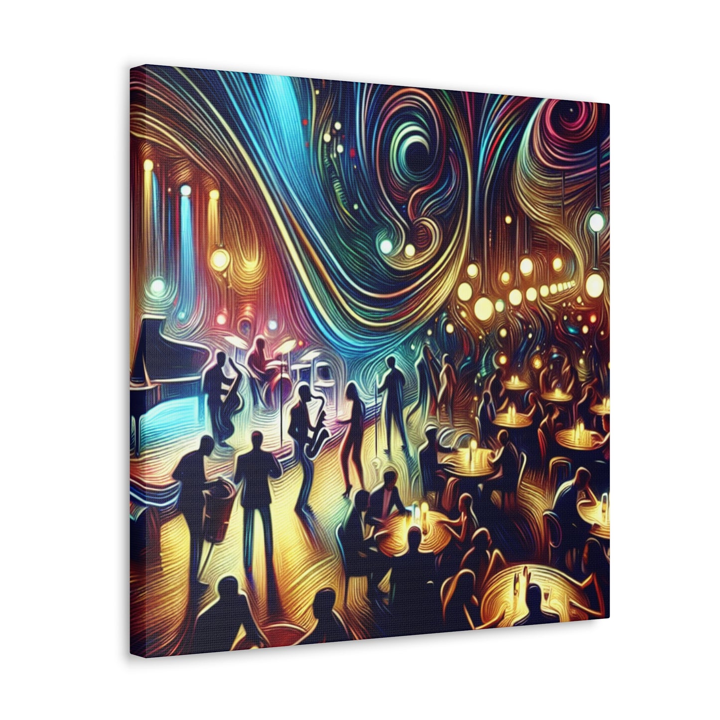 "Jazz Nights in Paris" - Canvas