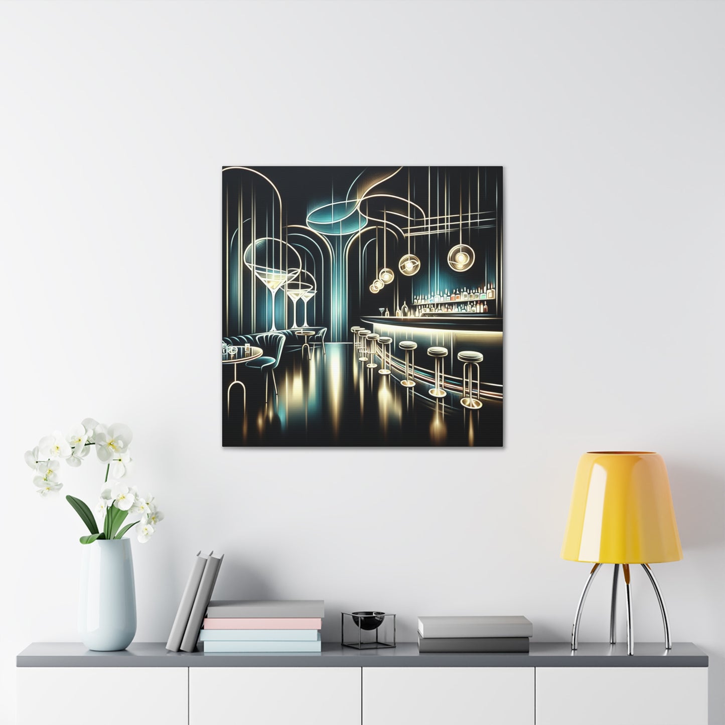 Sleek Spiritscape Serenade - Canvas